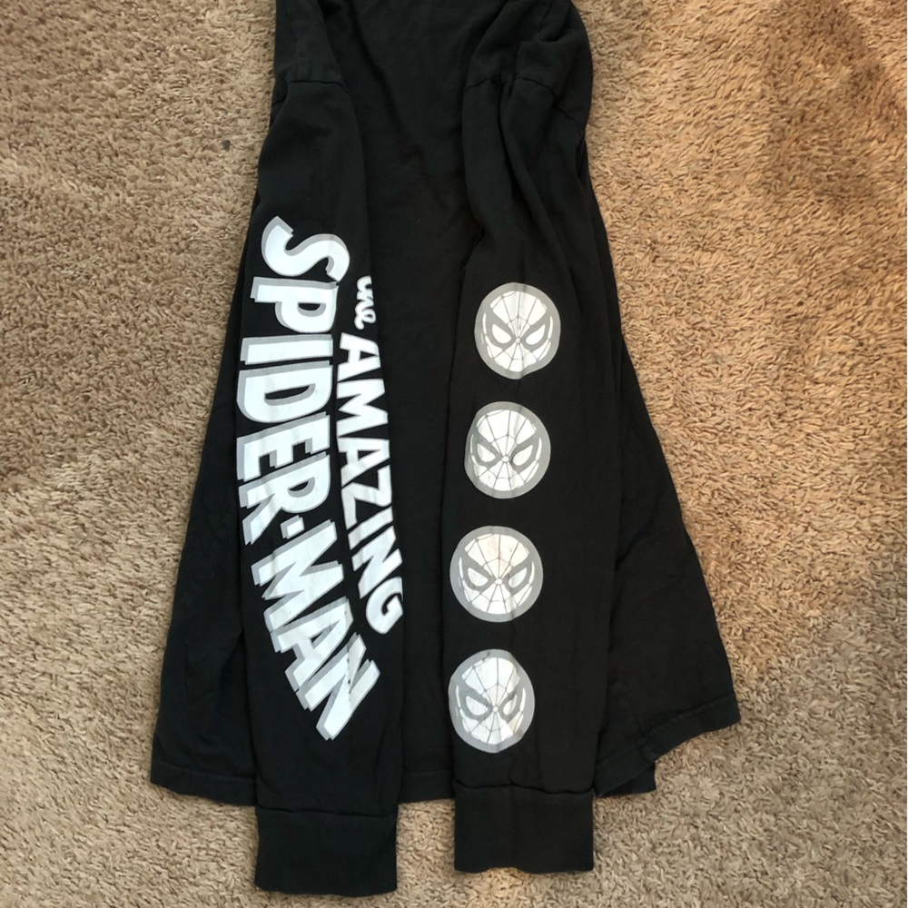 Long sleeve spider man shirt